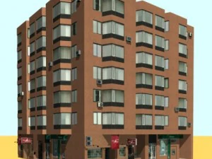 photorealistic low poly building 5 3D Model