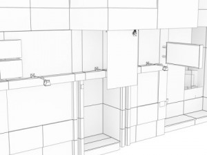 photorealistic low poly building 5 3D Model