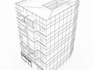 photorealistic low poly building 9 3D Model