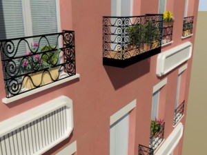 photorealistic low poly building 12 Model 3D