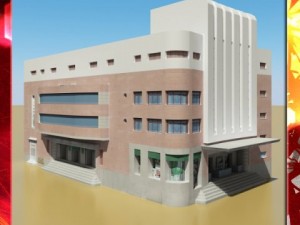 photorealistic low poly building 15 3D Model