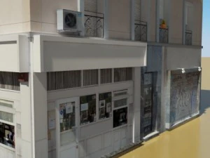 photorealistic low poly building 17 3D Model