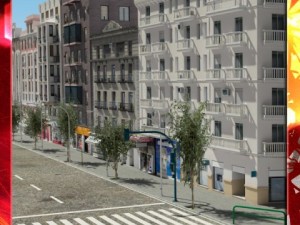 european city block 01 3D मॉडल