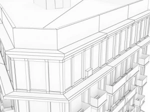 building 23 3D Model