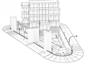 building 25 3D Model