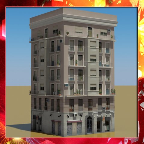 building 29 3D मॉडल .c4d .max .obj .3ds .fbx .stl .blend 