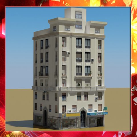 building 30 Modelo 3D .c4d .max .obj .3ds .fbx .stl .blend 
