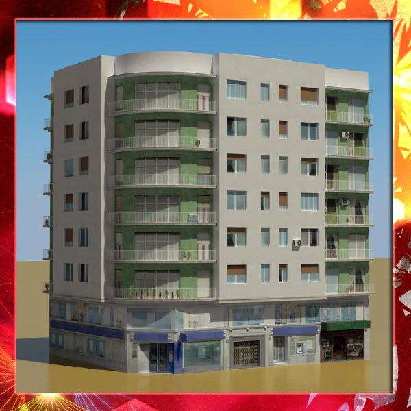 building 31 3D Model .c4d .max .obj .3ds .fbx .stl .blend 
