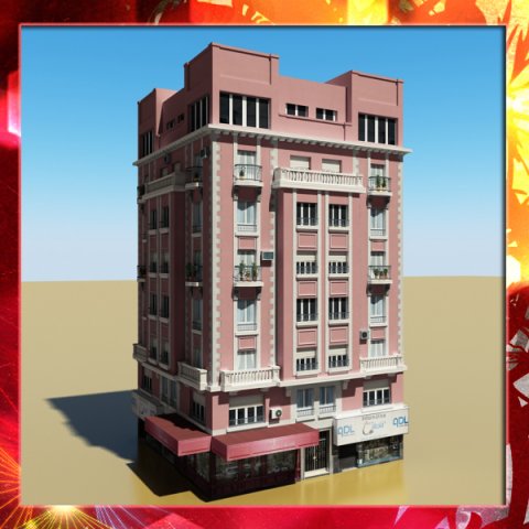 building 39 3D Model .c4d .max .obj .3ds .fbx .stl .blend 