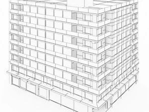 Cole&ccedil;&atilde;o de 10 edif&iacute;cios Modelo 3D