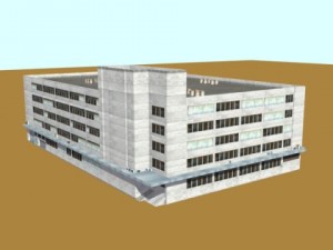 10 buildings collection 3D-Modell