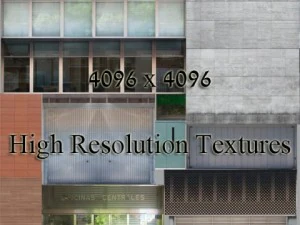 Cole&ccedil;&atilde;o de 10 edif&iacute;cios Modelo 3D