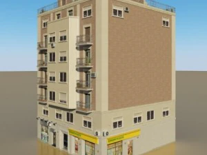 Cole&ccedil;&atilde;o de 10 edif&iacute;cios Modelo 3D