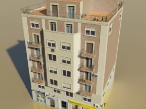Cole&ccedil;&atilde;o de 10 edif&iacute;cios Modelo 3D