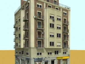 Cole&ccedil;&atilde;o de 10 edif&iacute;cios Modelo 3D