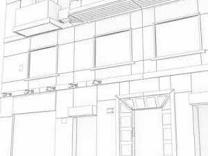 Cole&ccedil;&atilde;o de 10 edif&iacute;cios Modelo 3D