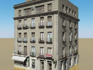 Cole&ccedil;&atilde;o de 10 edif&iacute;cios Modelo 3D