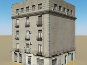 Cole&ccedil;&atilde;o de 10 edif&iacute;cios Modelo 3D