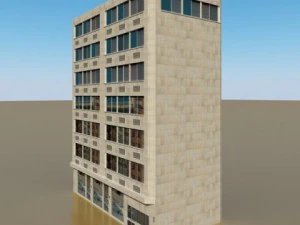 Cole&ccedil;&atilde;o de 10 edif&iacute;cios Modelo 3D