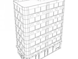 Cole&ccedil;&atilde;o de 10 edif&iacute;cios Modelo 3D