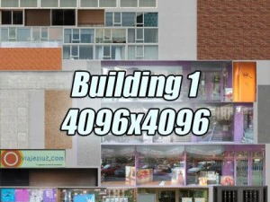 Cole&ccedil;&atilde;o de 10 edif&iacute;cios Modelo 3D