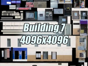 Cole&ccedil;&atilde;o de 10 edif&iacute;cios Modelo 3D