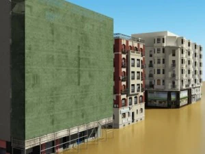 building collection 3 buildings 21 30 3D Model