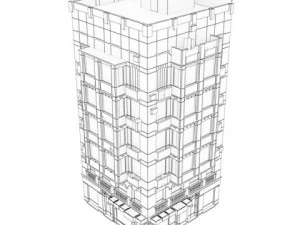 building collection 3 buildings 21 30 3D Model