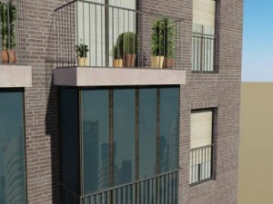 building collection 3 buildings 21 30 3D Model