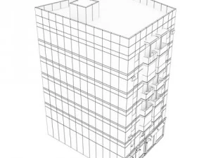 building collection 3 buildings 21 30 3D Model