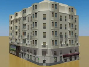 building collection 3 buildings 21 30 3D Model