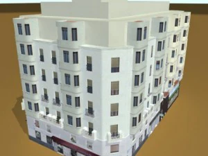 building collection 3 buildings 21 30 3D Model