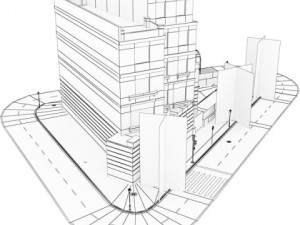 building collection 3 buildings 21 30 3D 모델