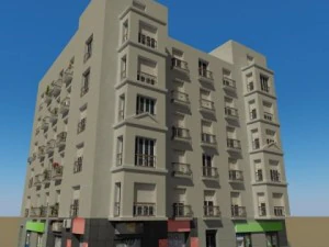 building collection 3 buildings 21 30 3D Model