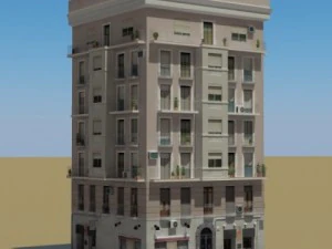 building collection 3 buildings 21 30 3D Model