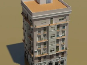 building collection 3 buildings 21 30 3D Model