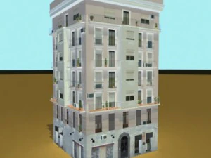 building collection 3 buildings 21 30 3D Model