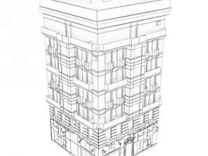 building collection 3 buildings 21 30 3D Model