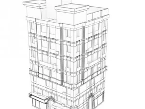 building collection 3 buildings 21 30 3D Model