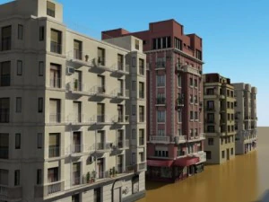 3dbuilding collection 4 3D Model