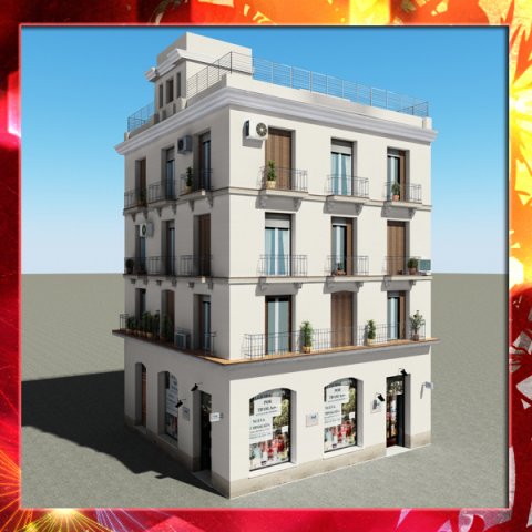 building 47 Model 3D .c4d .max .obj .3ds .fbx .stl .blend 