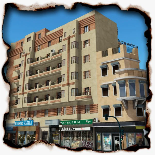 building 52 3D Model .c4d .max .obj .3ds .fbx .stl .blend 