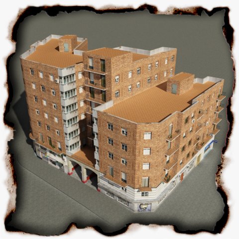 building 53 3D Model .c4d .max .obj .3ds .fbx .stl .blend 