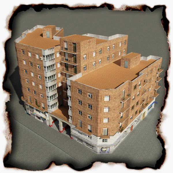 building 53 3D Model .c4d .max .obj .3ds .fbx .stl .blend 