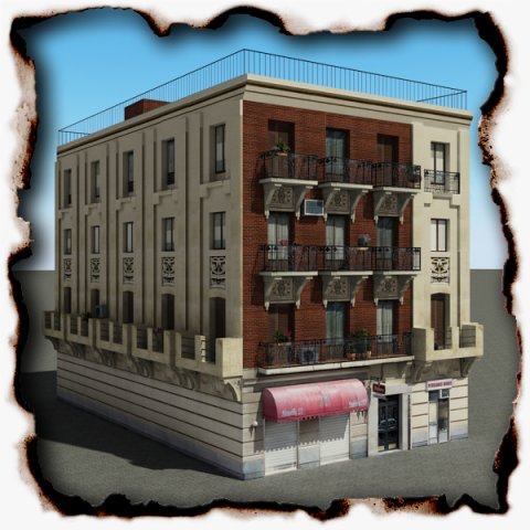 building 56 3D 模型 .c4d .max .obj .3ds .fbx .stl .blend 