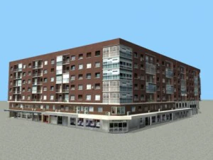 edif&iacute;cio 57 Modelo 3D