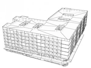 edif&iacute;cio 57 Modelo 3D