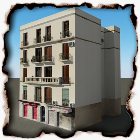 building 59 3D-Modell .c4d .max .obj .3ds .fbx .stl .blend 
