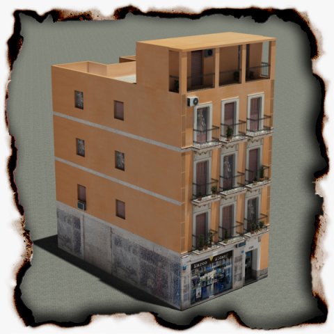 3d models building 62 Modelo 3D .c4d .max .obj .3ds .fbx .stl .blend 