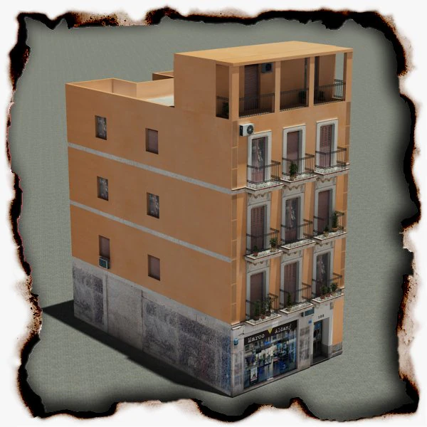 3d models building 62 3D Model .c4d .max .obj .3ds .fbx .stl .blend 